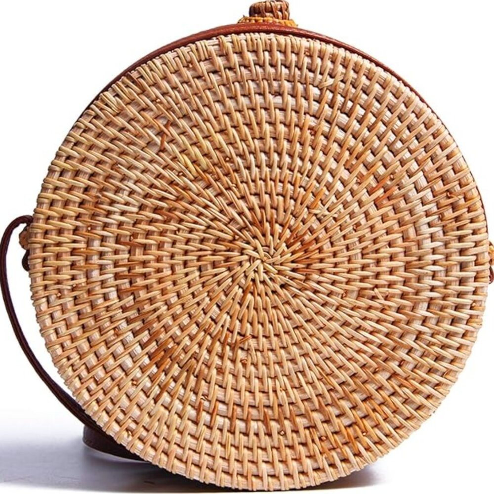 Shoulder Rattan Bag Straw Cross body - Picture 7 of 7